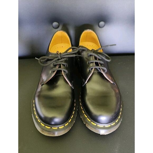 Dr. Martens Shoes - Dr. Martens 1461 Black Oxford Smooth Leather Oxford Black Shoes Women 10 New